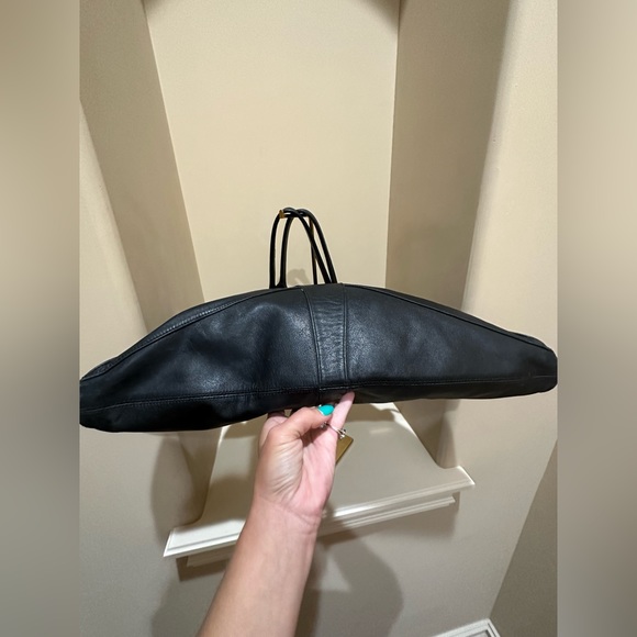 Vintage Fendi Hobo Style Leather Zip top Bag - Picture 7 of 15